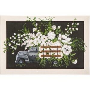 FLORAL TRUCK WALL ART